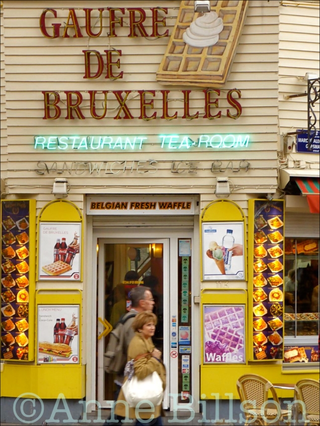 Gaufre de Bruxelles: Grasmarkt, Brussel.
